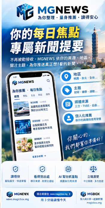 MGNEWS讓你一次看見事件的全貌MGNEWS新聞綜合台