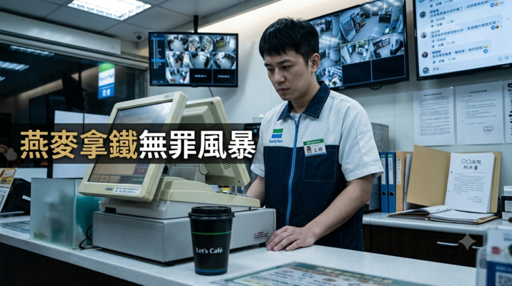 燕麥拿鐵無罪判決掀爭議！超商遭網路出征、離職員工爆內幕 「以刑逼民」論戰延燒臺灣社會