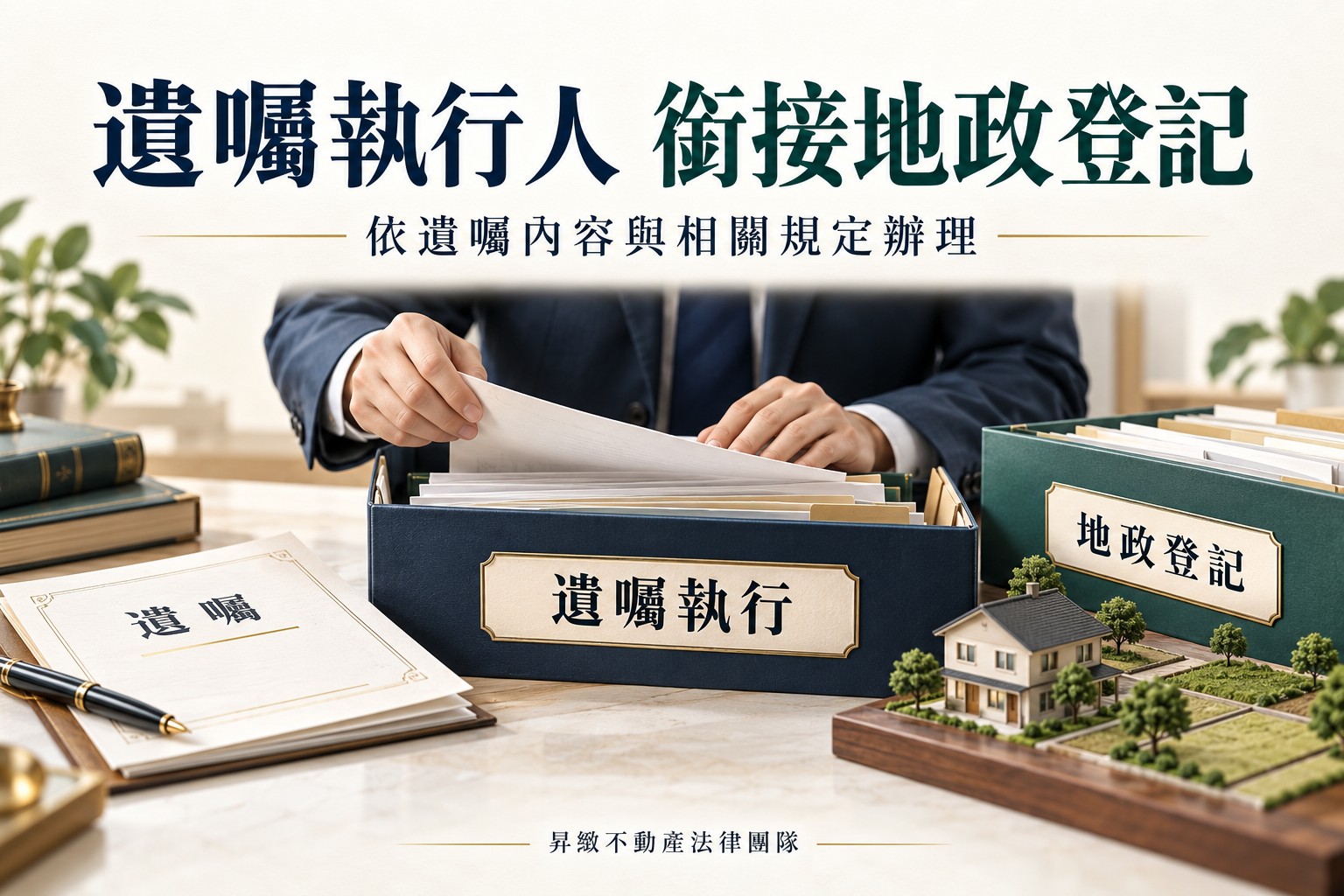 房地遺囑怎麼規劃 昇緻一站式包辦生前安排與繼承登記