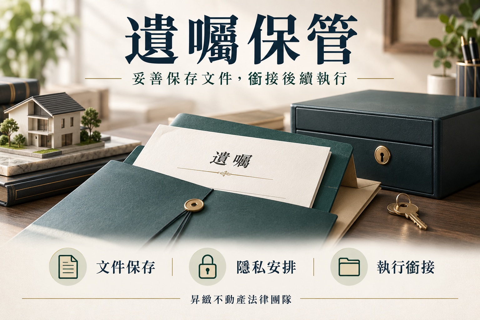 房地遺囑怎麼規劃 昇緻一站式包辦生前安排與繼承登記