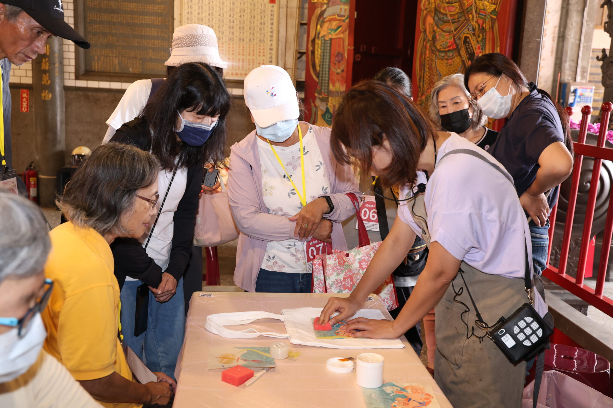 六宮化身城市畫布 竹塹媽祖文化祭掀起寫生熱潮