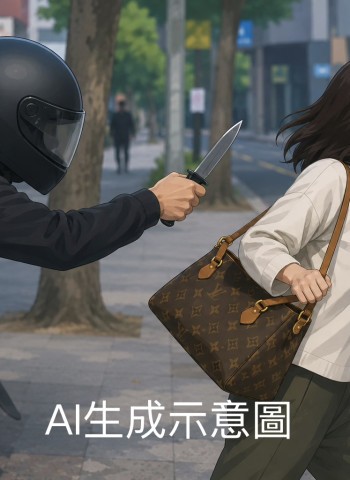 天母街頭驚傳持刀搶名牌包　警3小時跨區追緝逮嫌犯