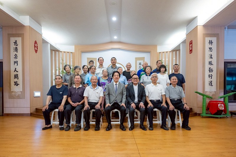 賴清德總統參訪基隆佛光山及靜思堂　聚焦長照育兒與教育政策　盼推動社會福利政策照顧人民、讓國家社會更進步