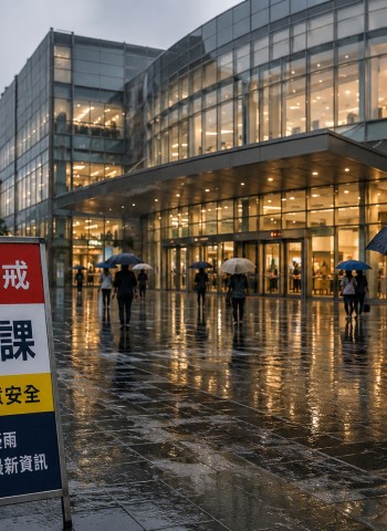 颱風假北市仍有2家大型百貨照常營業　蔣萬安：安全應列第一優先