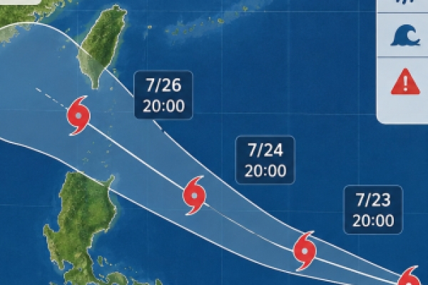 準颱風「紅霞」路徑北修！最快今夜至明晨成颱　24、25日最接近台灣