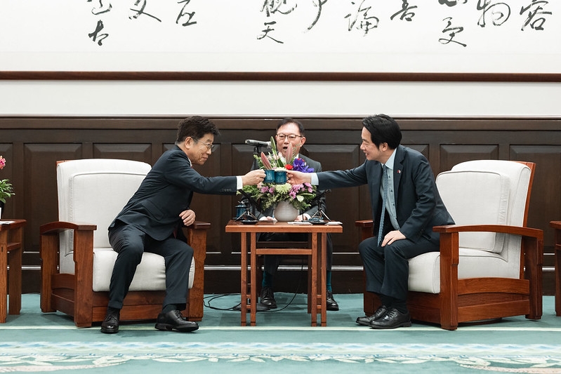 賴清德總統接見日本前內閣官房長官加藤勝信眾議員乙行　期盼深化科技與經貿合作、持續鞏固臺日情誼