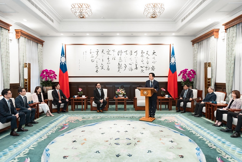 賴清德總統接見台灣工具機產業同業公會　臺美關稅談判完成　政府將持續支持產業穩健發展