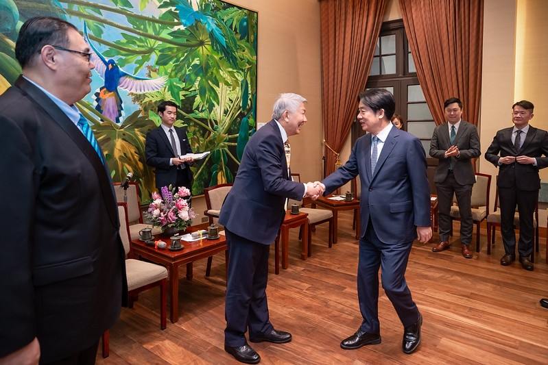 賴清德總統接見國際同濟會世界總會長李寬勇　肯定熱衷公益、盼公私協力投資臺灣未來世代