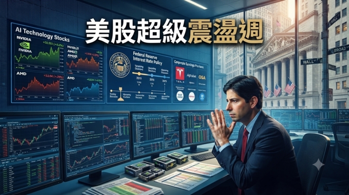 美股迎超級震盪週｜微軟、Meta財報分化＋Fed利率政策牽動華爾街市場，美國股市後市面臨多重考驗