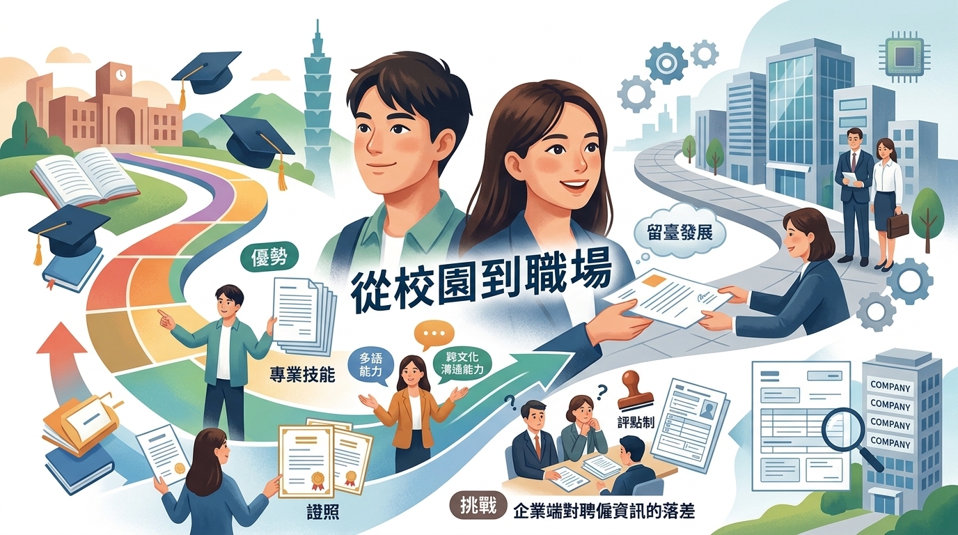 新法放寬僑生覓職期：留臺就業意願提升與企業聘僱實務挑戰