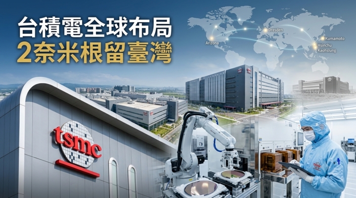 台積電加碼對美投資1000億美元　高雄2奈米量產、新竹研發中心布局揭示臺灣半導體5年戰略