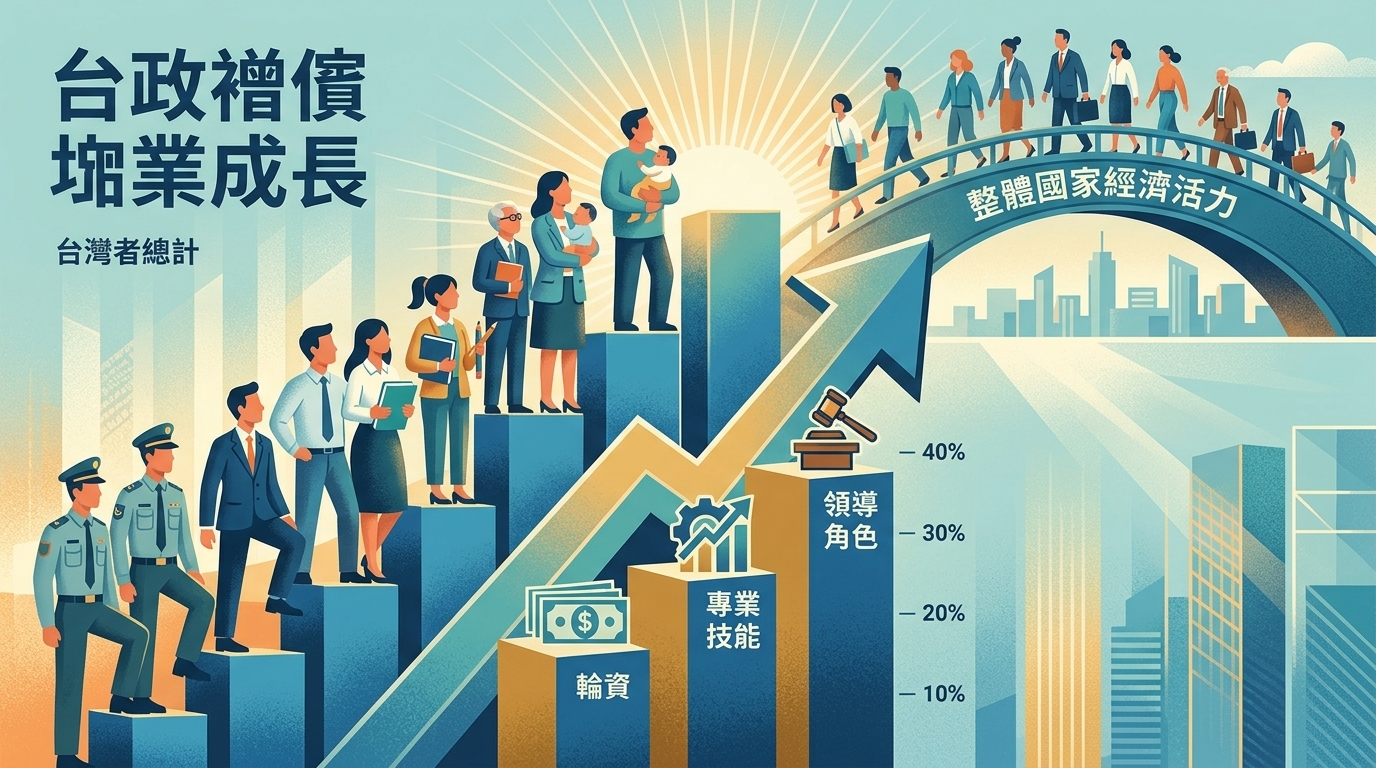 卓揆拍板軍公教待遇提升方案 強化政府留才攬才競爭力、帶動國內薪資成長