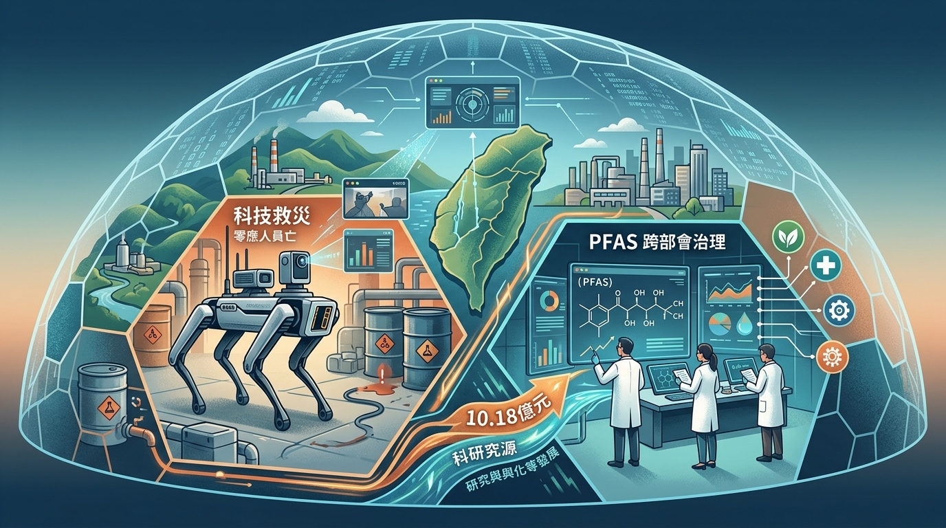 卓揆主持國家化學物質管理會報 宣示建構化學安全防護網