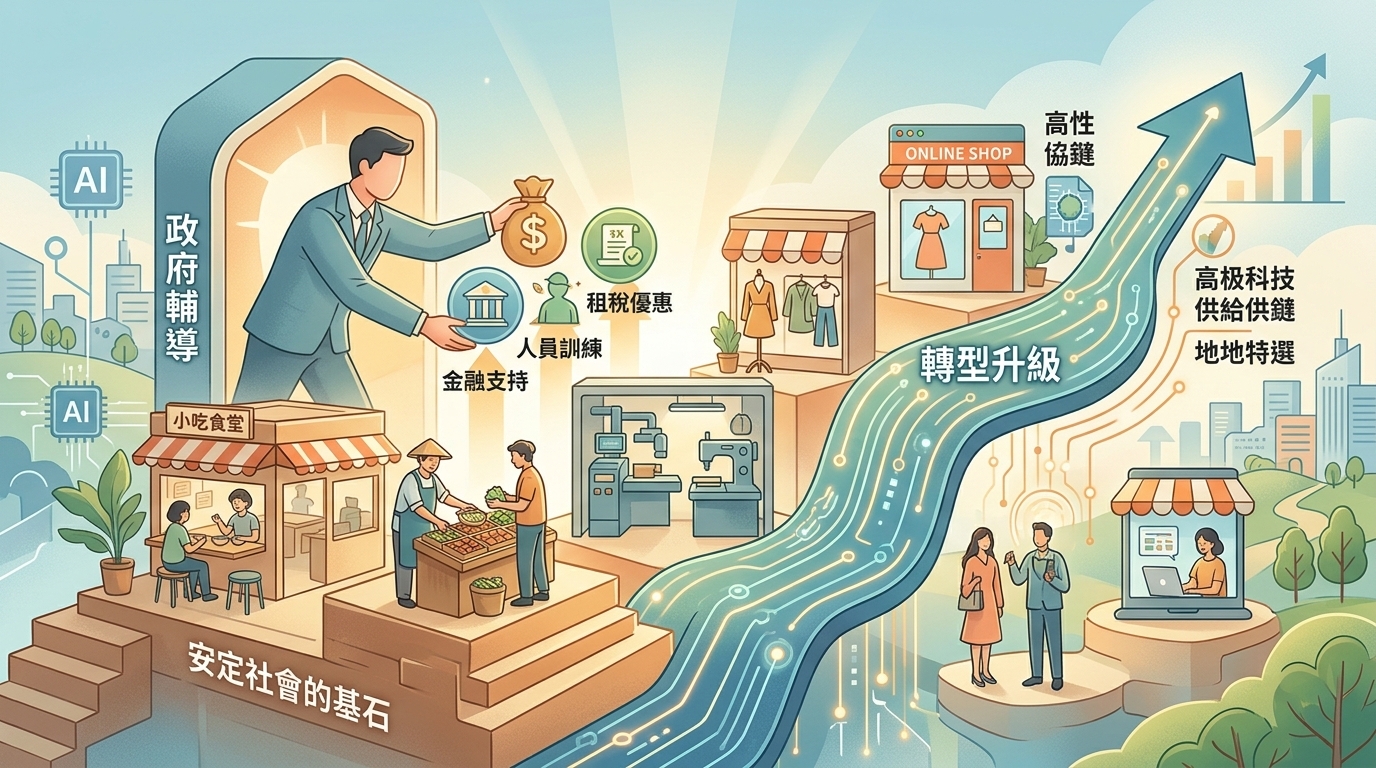 出席臺灣服務業大評鑑頒獎典禮 卓揆：全面協助中小微企業發展 打造社會穩定基石