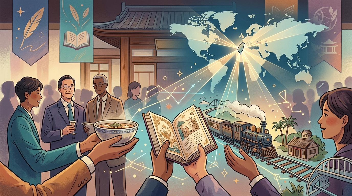 《臺灣漫遊錄》揚威國際！卓揆出席慶功宴盛讚傳遞臺灣在地聲音 讓世界看見臺灣文化力量