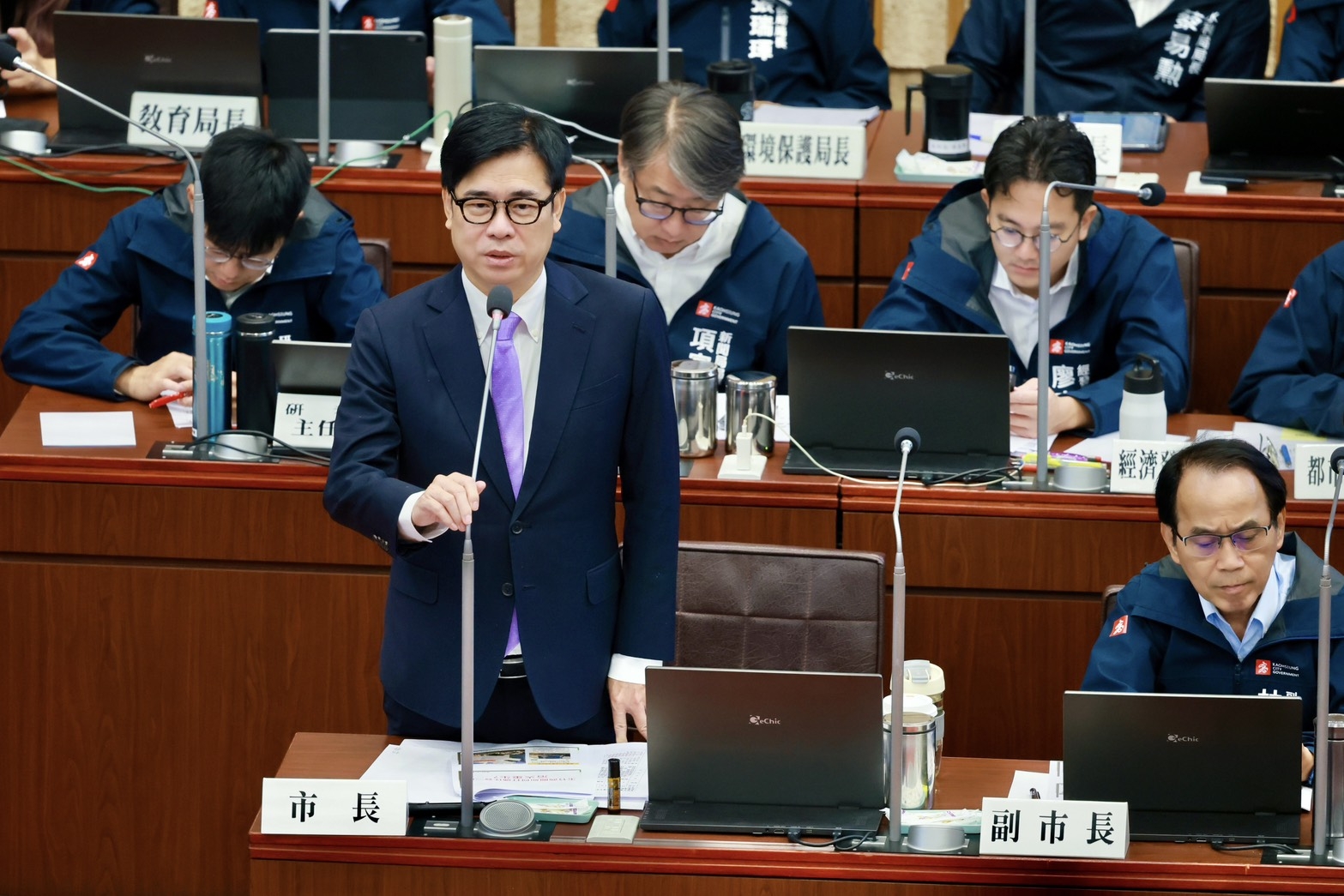 擴大疫苗防護、強化毒防網絡　陳其邁感謝府會合作推動高雄城市轉型