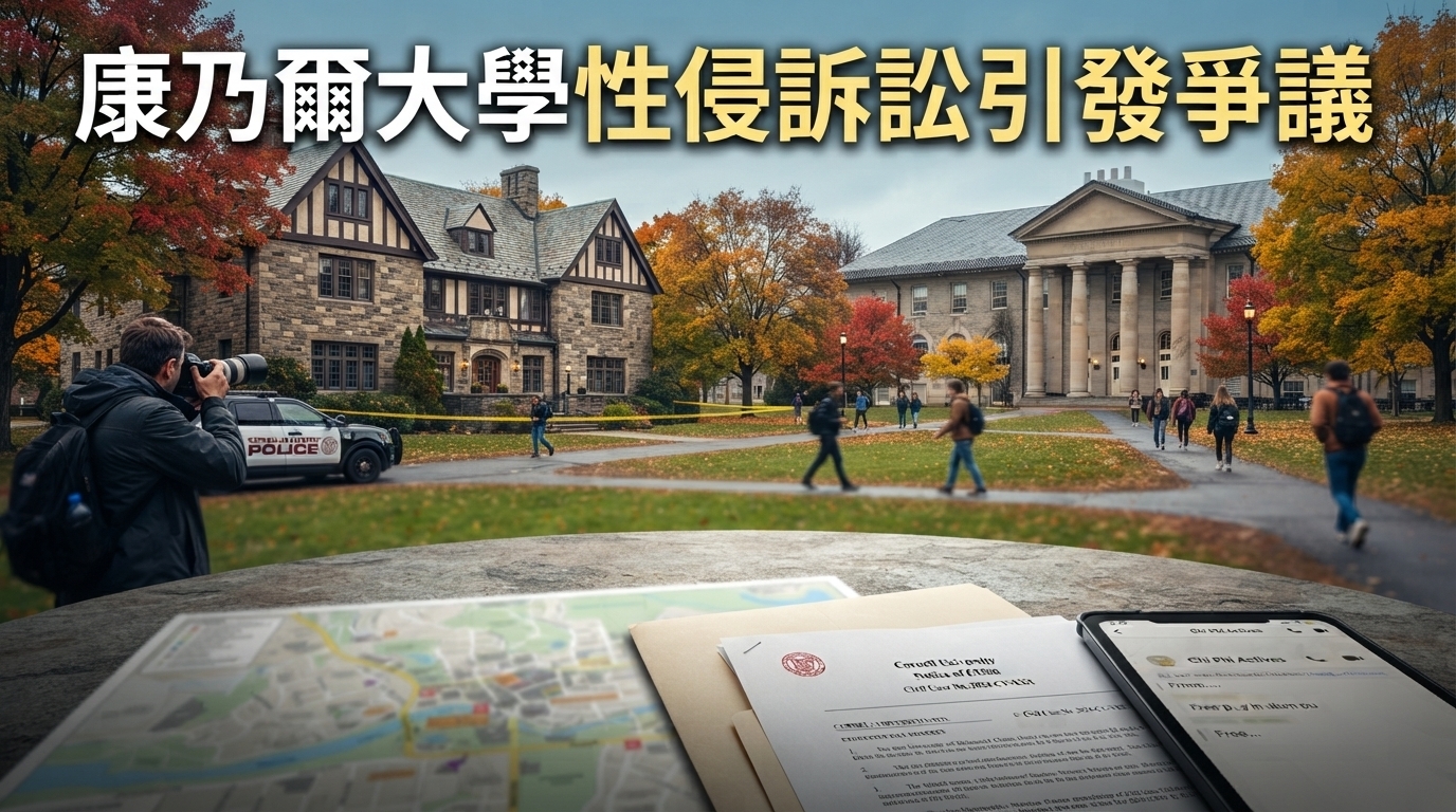 康乃爾大學爆性侵訴訟：女學生控7男下藥，校方處分與檢方不起訴惹議