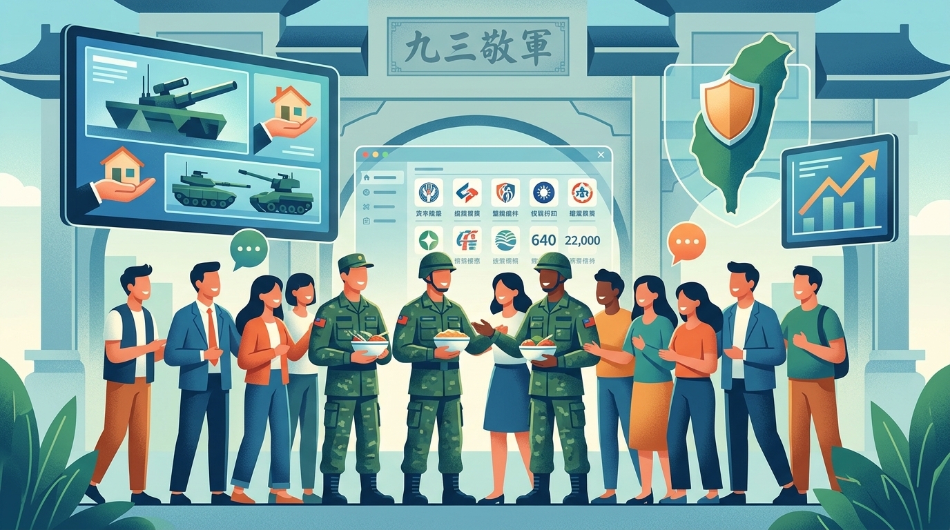 出席九三敬軍活動展售會 卓揆向國軍致敬 全力支持與照顧國軍福利