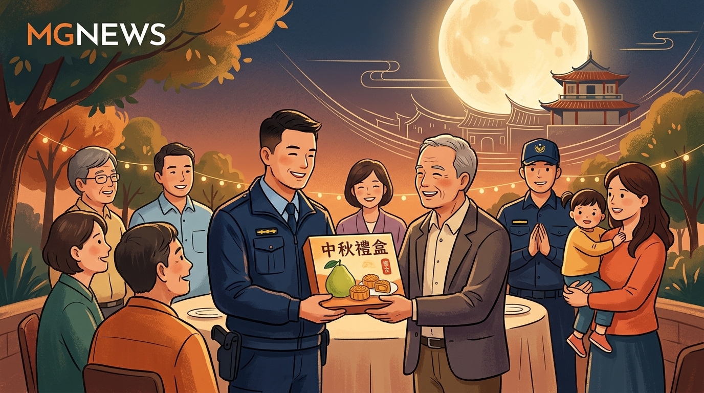 鄭丞焜攜手警友暖警心 臺南市警友會中秋團圓情更濃