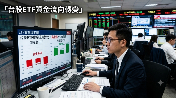 台股ETF資金流向轉變　00878與00929遭大規模贖回　高股息ETF半年蒸發1300億