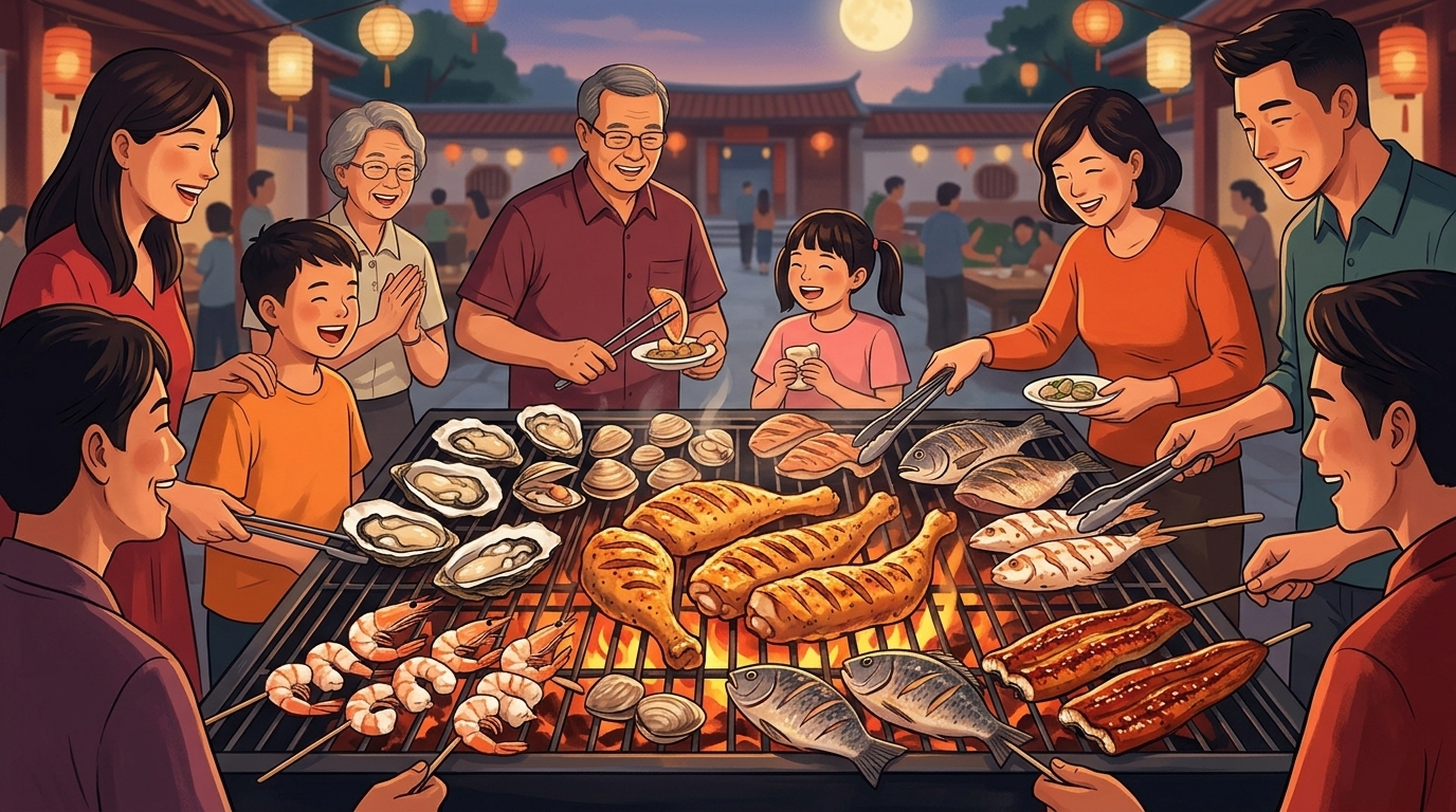 中秋烤肉縣府推嘉義海味 鱷魚腿成亮點味道像雞肉