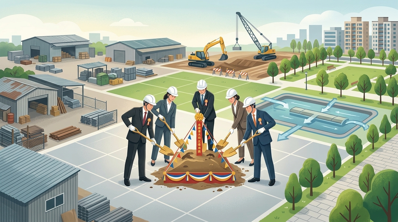 臺南永康大同市地重劃工程動土 預計2028年完工