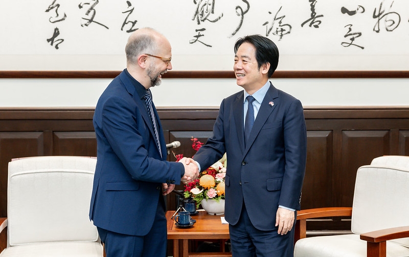 賴清德接見德國國會跨黨派訪團 盼深化資安與國防合作
