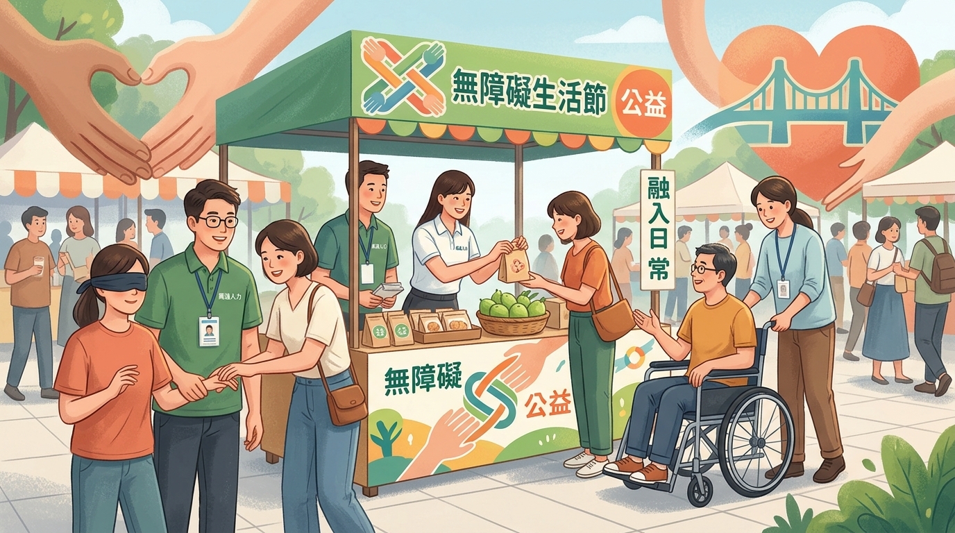 萬通人力響應無障礙生活節  愛心義賣讓公益融入日常