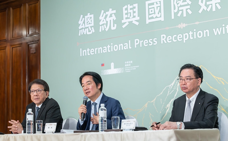 賴清德總統與國際媒體茶敘　向全球傳遞民主、自由、堅定、繁榮的民主臺灣形象