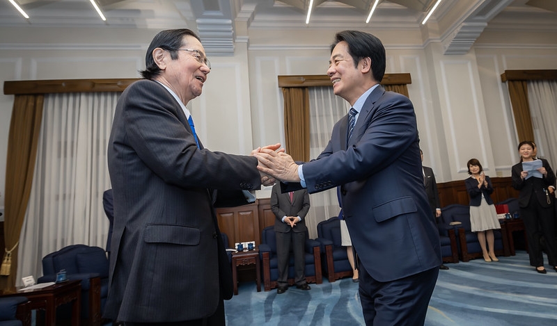 賴清德總統接見日本台灣親善協會衛藤征士郎會長　強化臺日交流合作動能促進區域經濟穩健發展