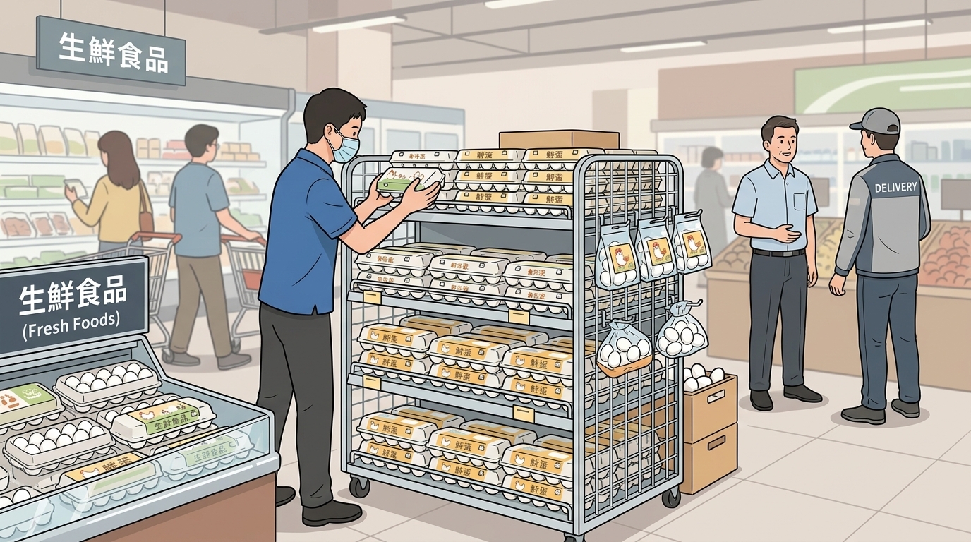 雞蛋整體供應充足 部分通路雞蛋延遲上架係因契約關係  農業部已啟動協調機制