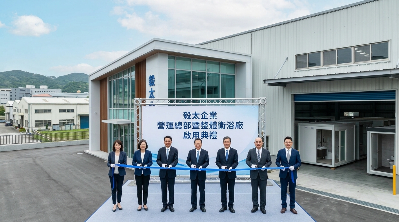出席毅太企業總部啟用典禮 卓揆：攜手企業推動智慧科技生活 打造高品質居住環境