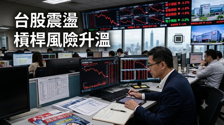 台股劇烈震盪背後　市場重新檢視槓桿資金風險