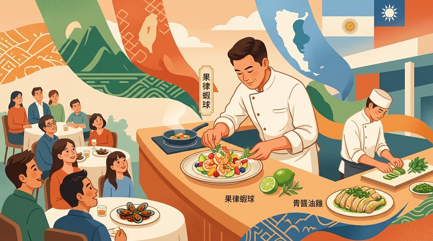 2026臺灣美食巡迴講座阿根廷場登場 經典臺菜獲滿堂采