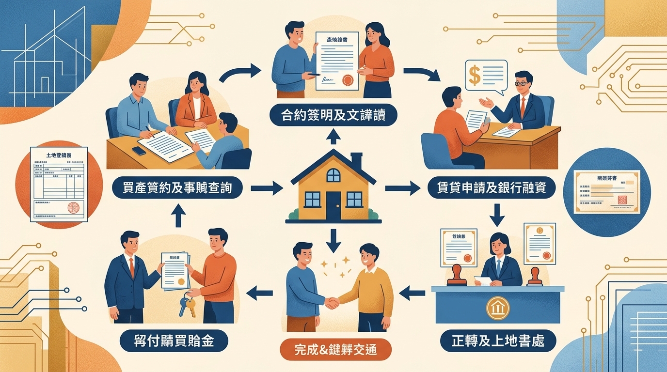 房屋買賣房屋過戶流程說明、常見問題全解析：House91找房趣告訴您一次搞懂！