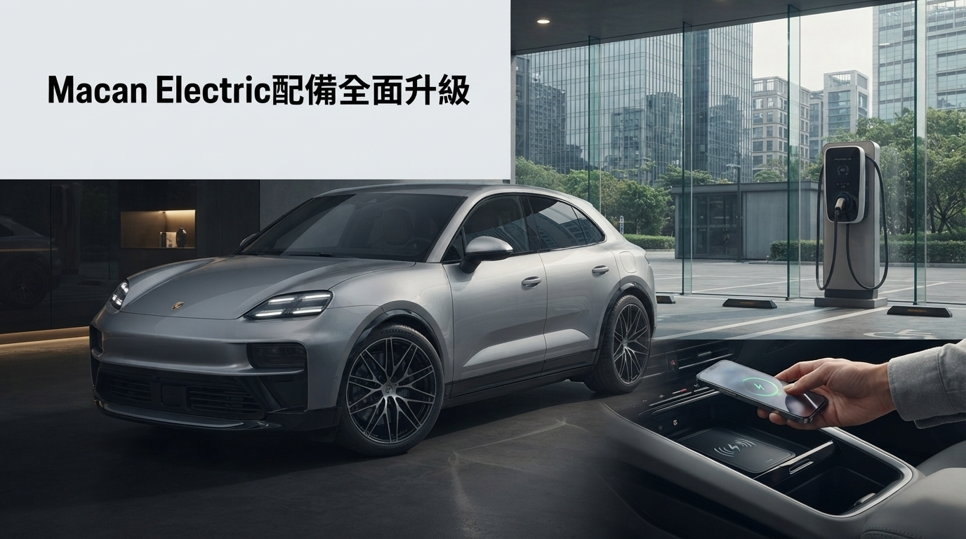2027年式保時捷Macan Electric台灣配備升級：標配22kW充電與精選套件
