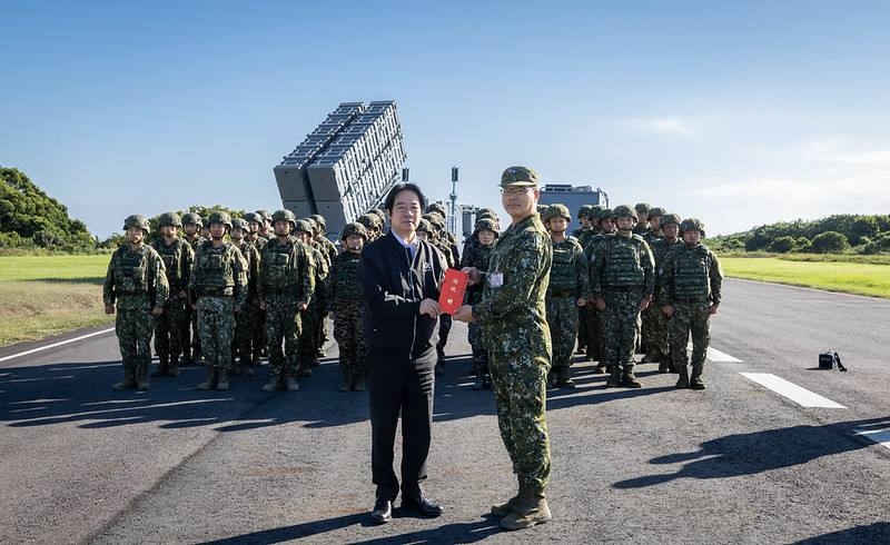 總統視導「115年三軍聯合精準飛彈射擊」暨秋節勗勉