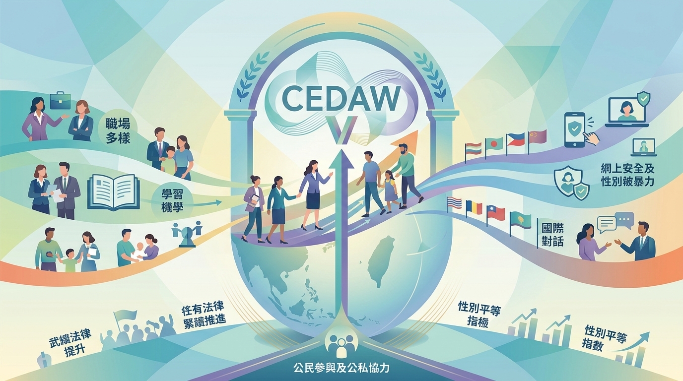 CEDAW第5次國家報告國際審查會議開幕 鄭副院長：致力追求性別平權 實踐性別主流化及多元平權