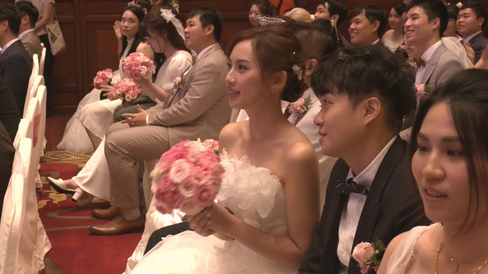 台電慶祝創立80週年 80對新人舉行聯合婚禮