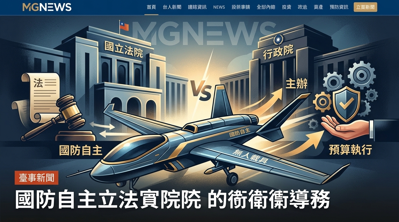 卓揆：堅持無人載具採購特別條例由國防部主辦 呼籲立院尊重憲政體制以維正常運作
