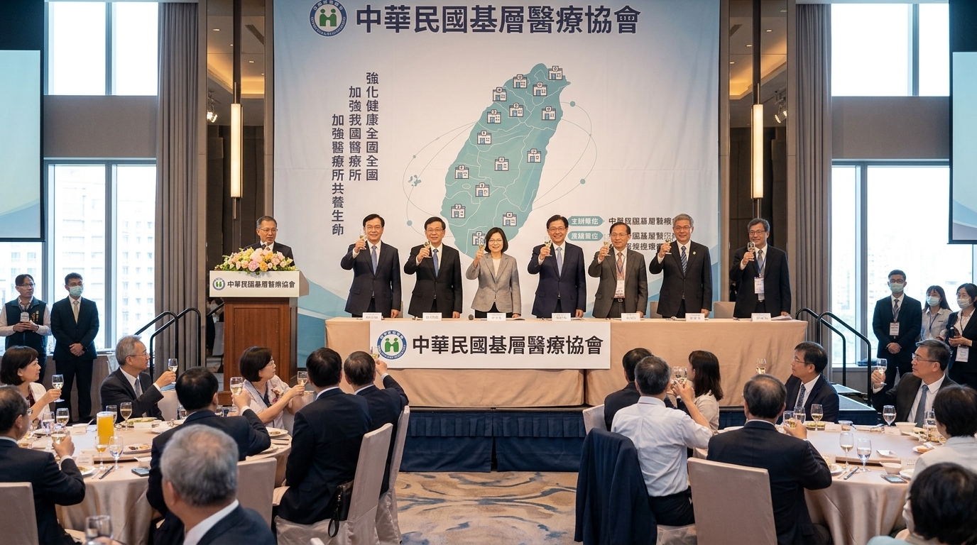 出席基層醫療協會餐會 卓揆期盼中央地方攜手強化基層醫療、共同落實「健康台灣」政策