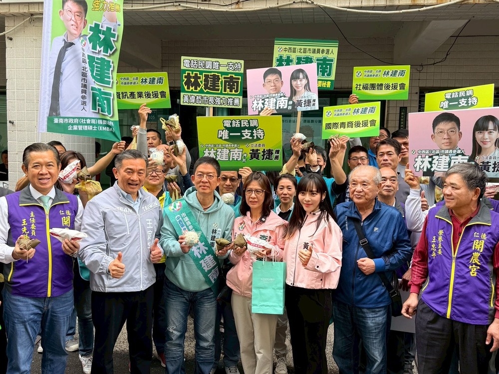 林建南初選登記完成　強調深耕不曾離開　再戰中西區、北區市議員
