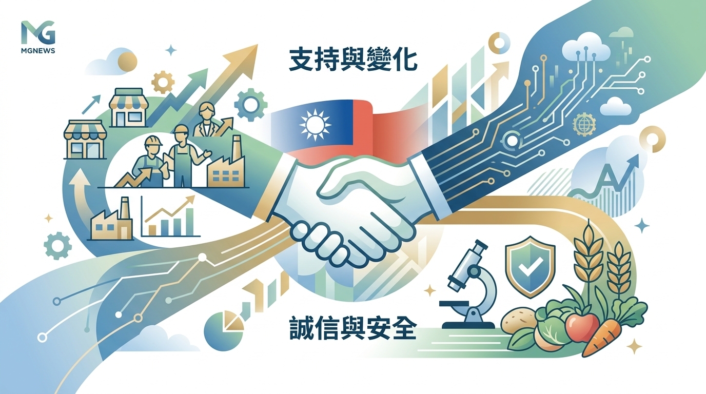 出席商總會員代表大會 卓揆：加大力道助中小微企業轉型升級、秉持誠信原則嚴謹處理食安