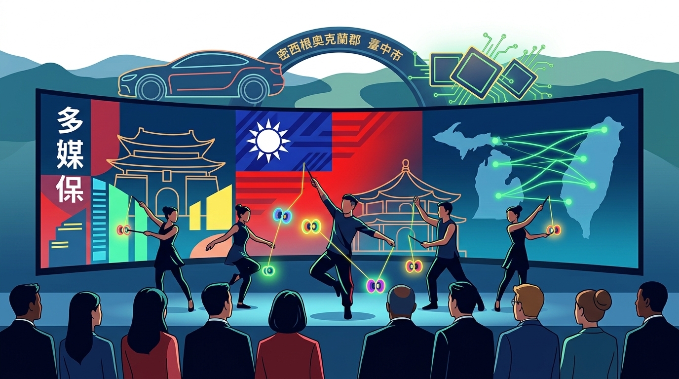 密西根僑界歡慶雙十國慶 舞鈴劇場登臺展演與締結姊妹市成亮點