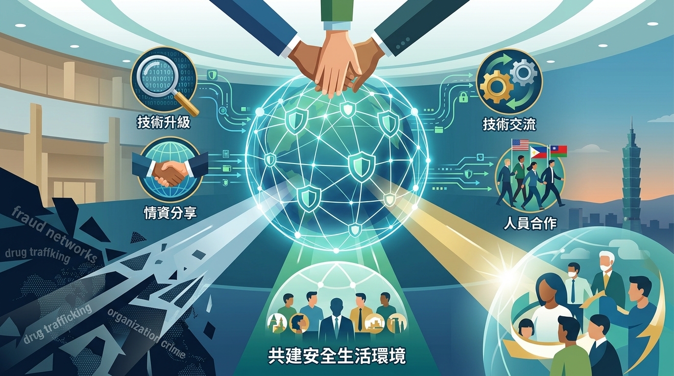 出席國際警察合作論壇 卓揆：攜手國際強化跨境犯罪打擊 共建安全生活環境