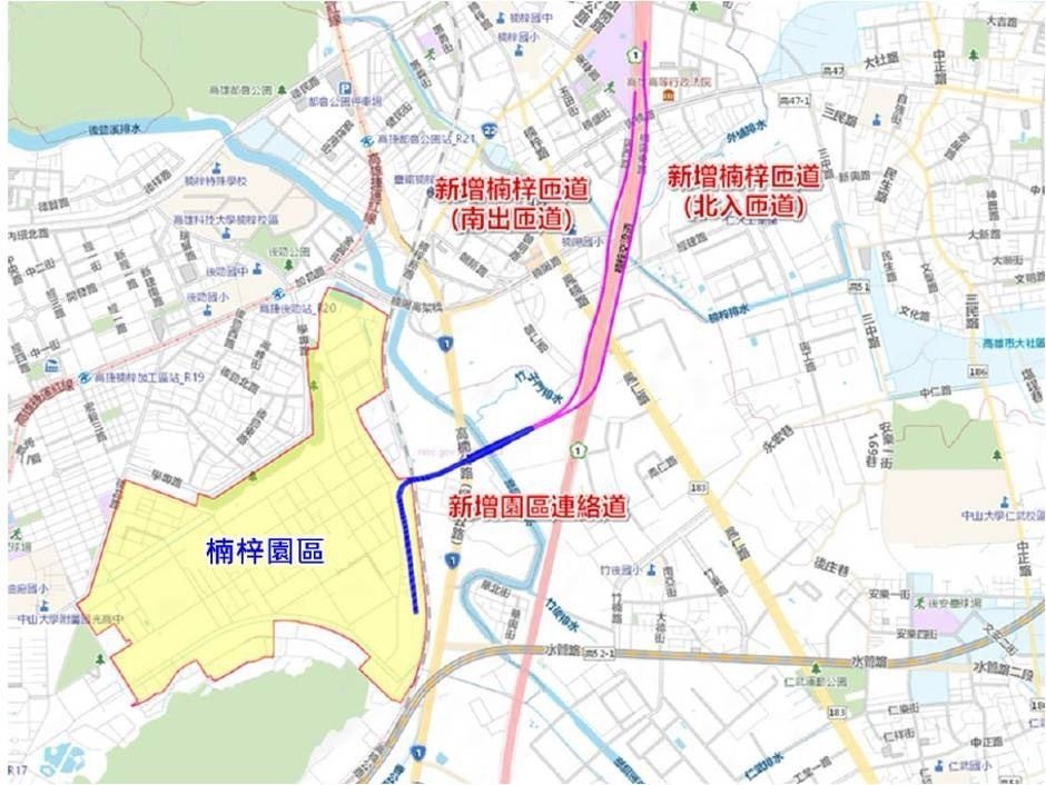 內政部都委會核准高雄楠梓園區聯外道路變更　打造南部科技廊帶運輸新動能與產業發展契機