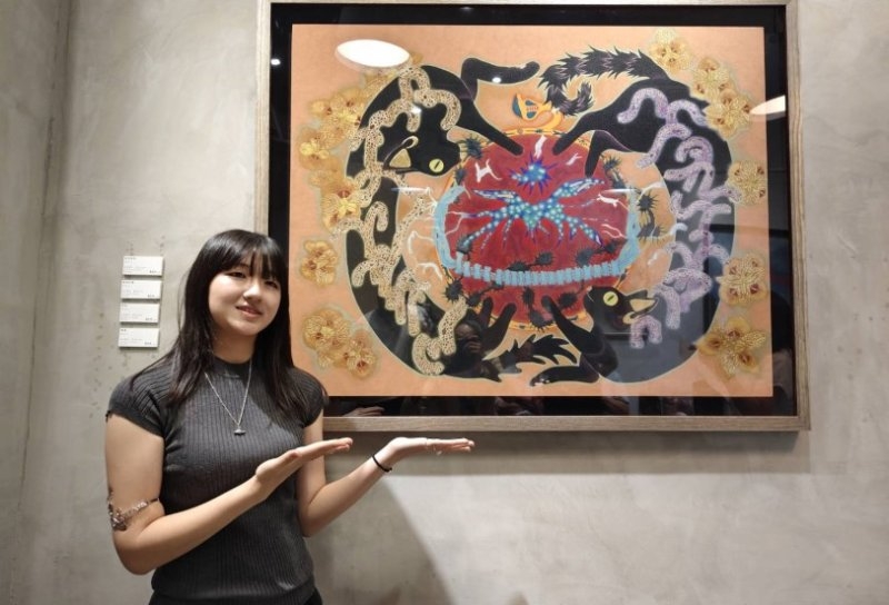 藝術家韓宜汝《入夢》個展高雄開幕 以神獸意象打造心靈安定空間
