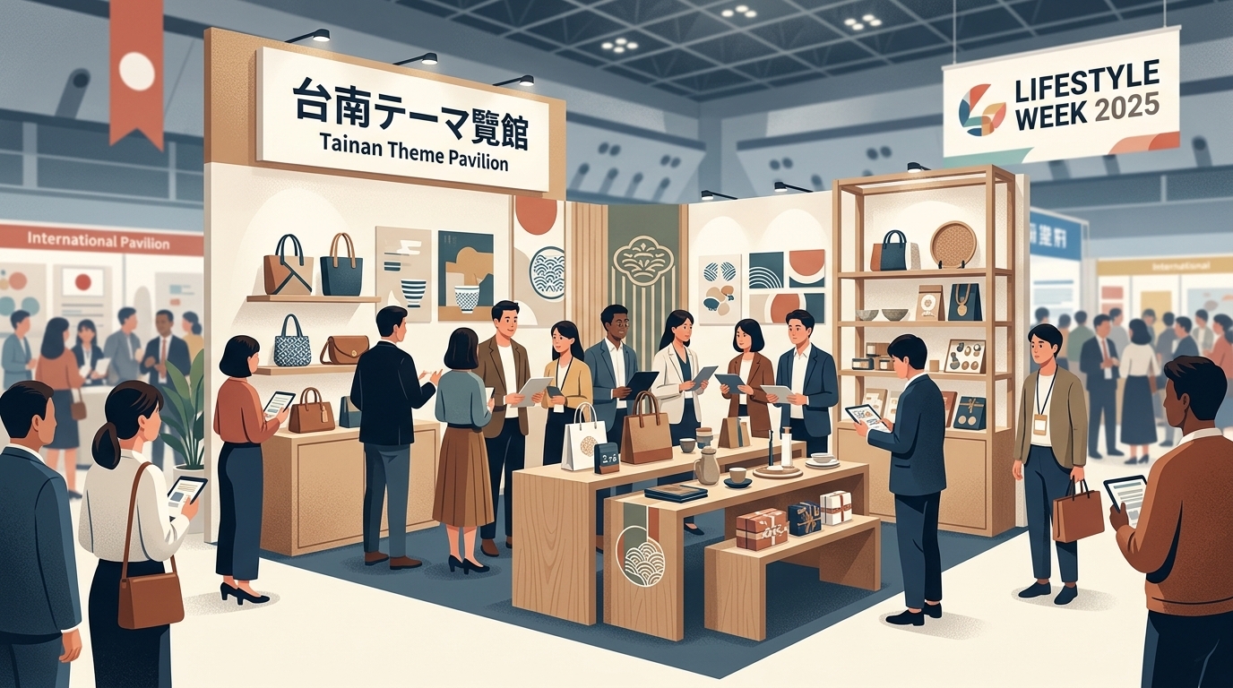 臺南市政府攜八家廠商參展2025日本國際家禮品及家居品展　MIT品牌設計力驚艷東京