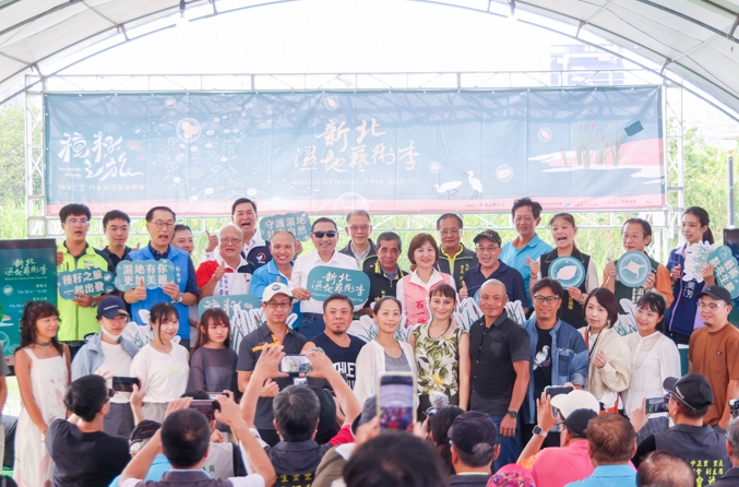 2025新北濕地藝術季啟動 新北市長侯友宜邀市民走入濕地守護多元生態與自然永續
