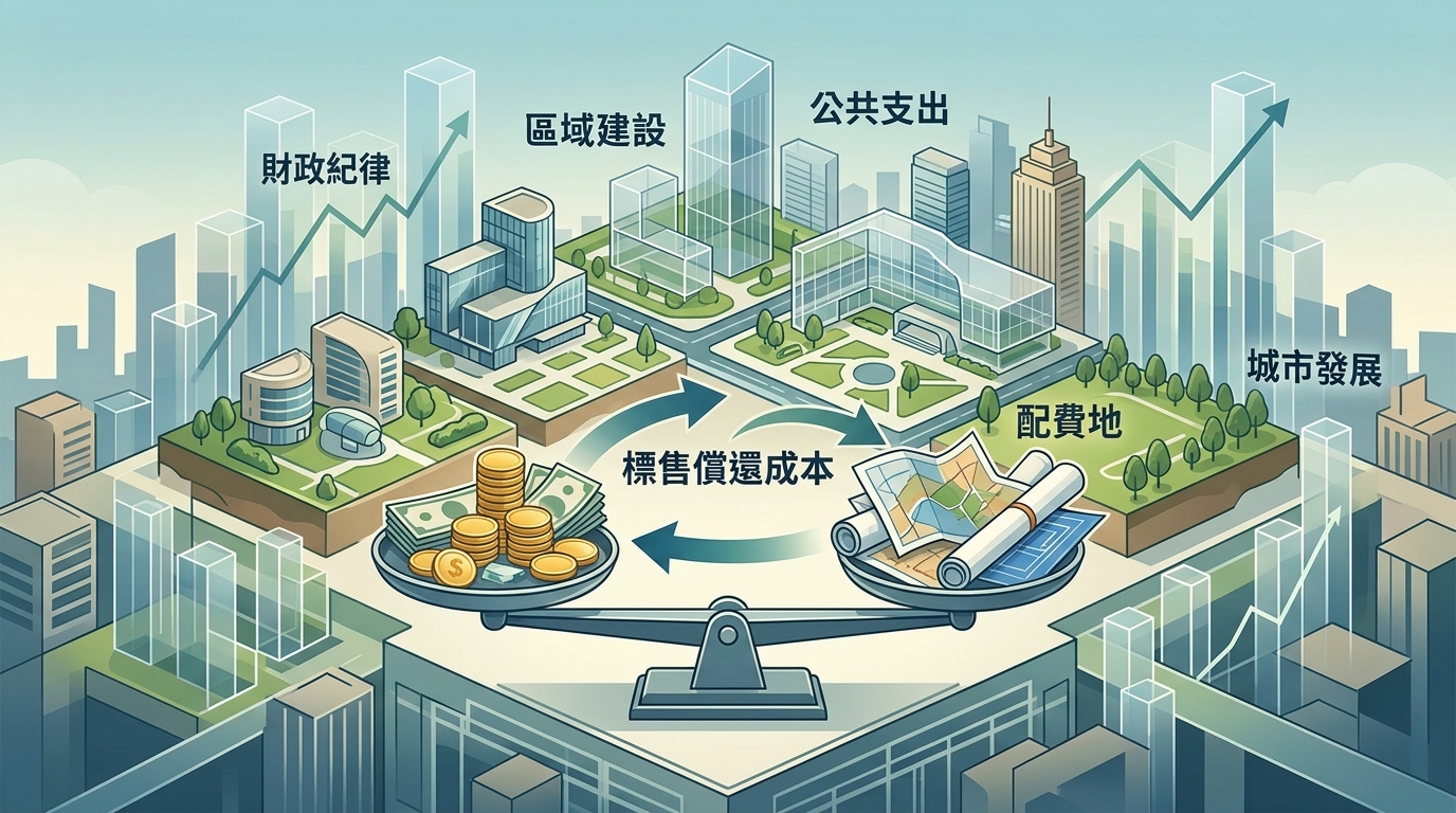 臺中市長盧秀燕強調：配餘地並非法定市有地，依法標售償還重劃開發成本真相